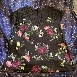 Torrid lace top blouse